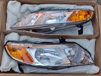 06-11 Honda Civic Headlights Luces Focos Micas Faros Faroles Headlamps Focos