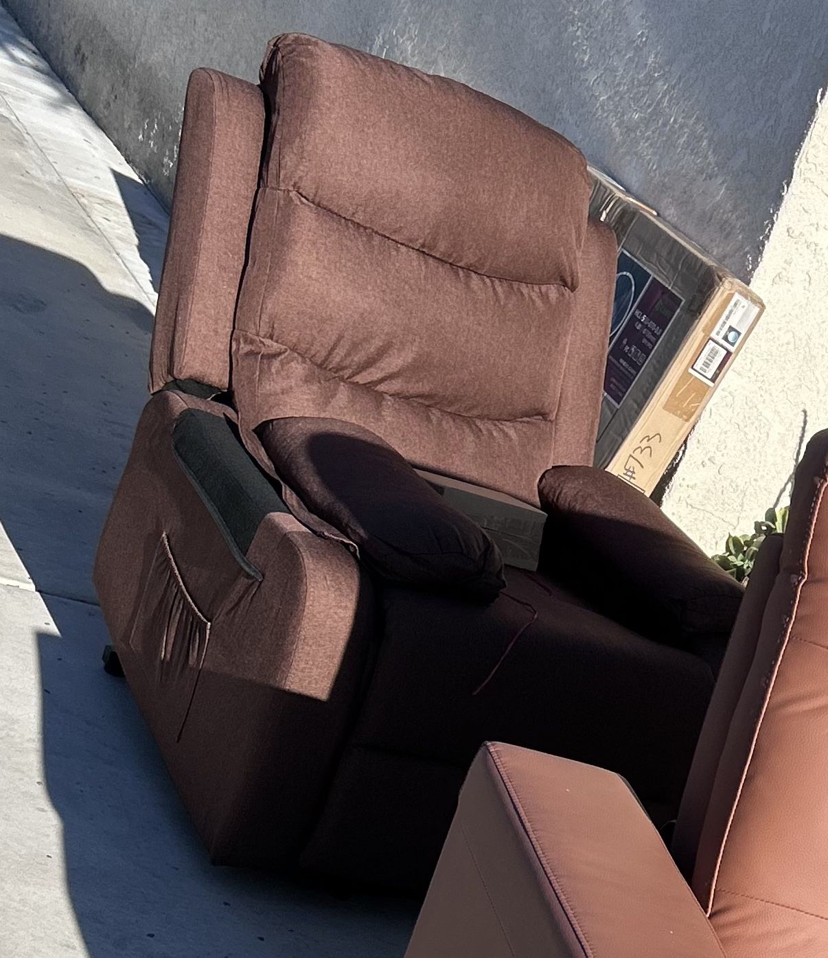 Brown Electric Recliner
