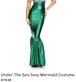 Mermaid costume skirt Halloween