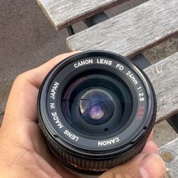 Vintage Canon 24mm 2.8 SCC FD Mount 