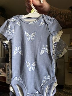 Pkg Of 5 Multi Onesies !