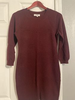 Burgundy Dress In Size Medium 