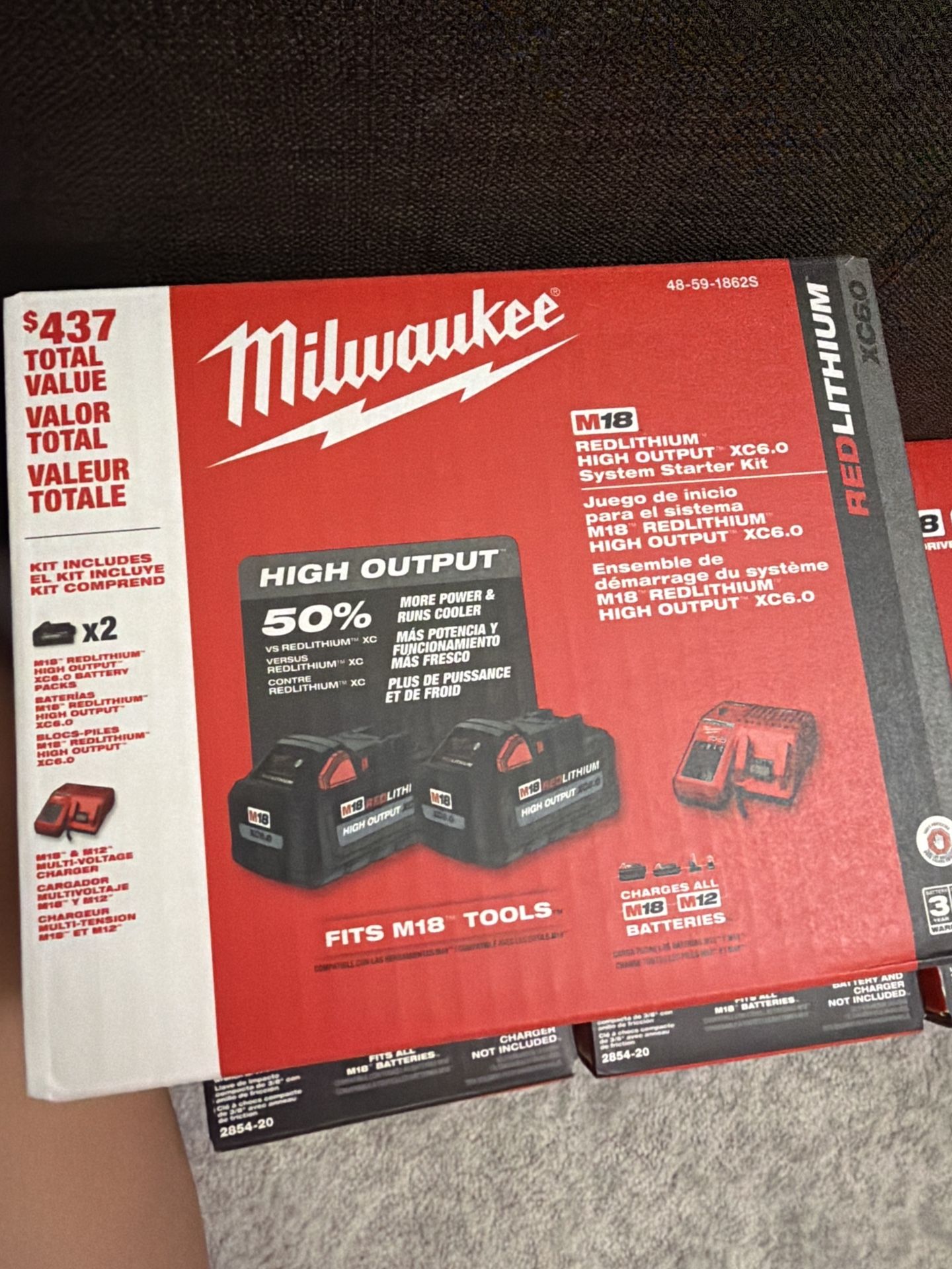 Milwaukee Battery Kit 6Ah