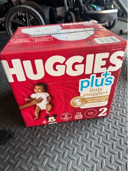 Size 2 Huggies Diapers 174 count