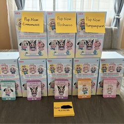 The Monsters Labubu x Sanrio Characters Plush Keychains