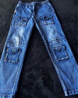 Blue Cargo Jean Sweats