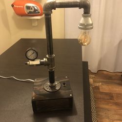 Industrial Steampunk Pipe Lamp