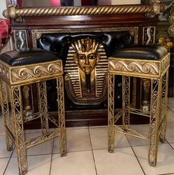 Luxury Egyptian Bar Cabinet – Estate Piece – $400 OBO