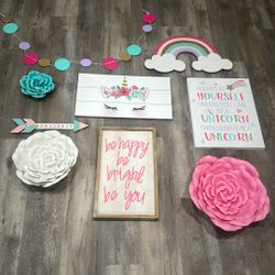 Girls Room Wall Decor 