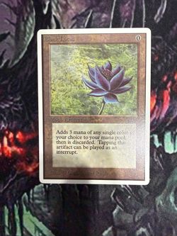 Magic the Gathering Black Lotus Proxy