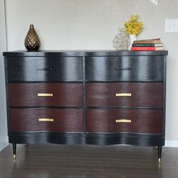 1970s Solid Wood Dresser – Refinished | MCM Style
