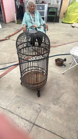 Wrought Iron Vintage Cage 