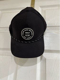 Back Nine Bullies Golf Club Rope Snapback Hat - Black