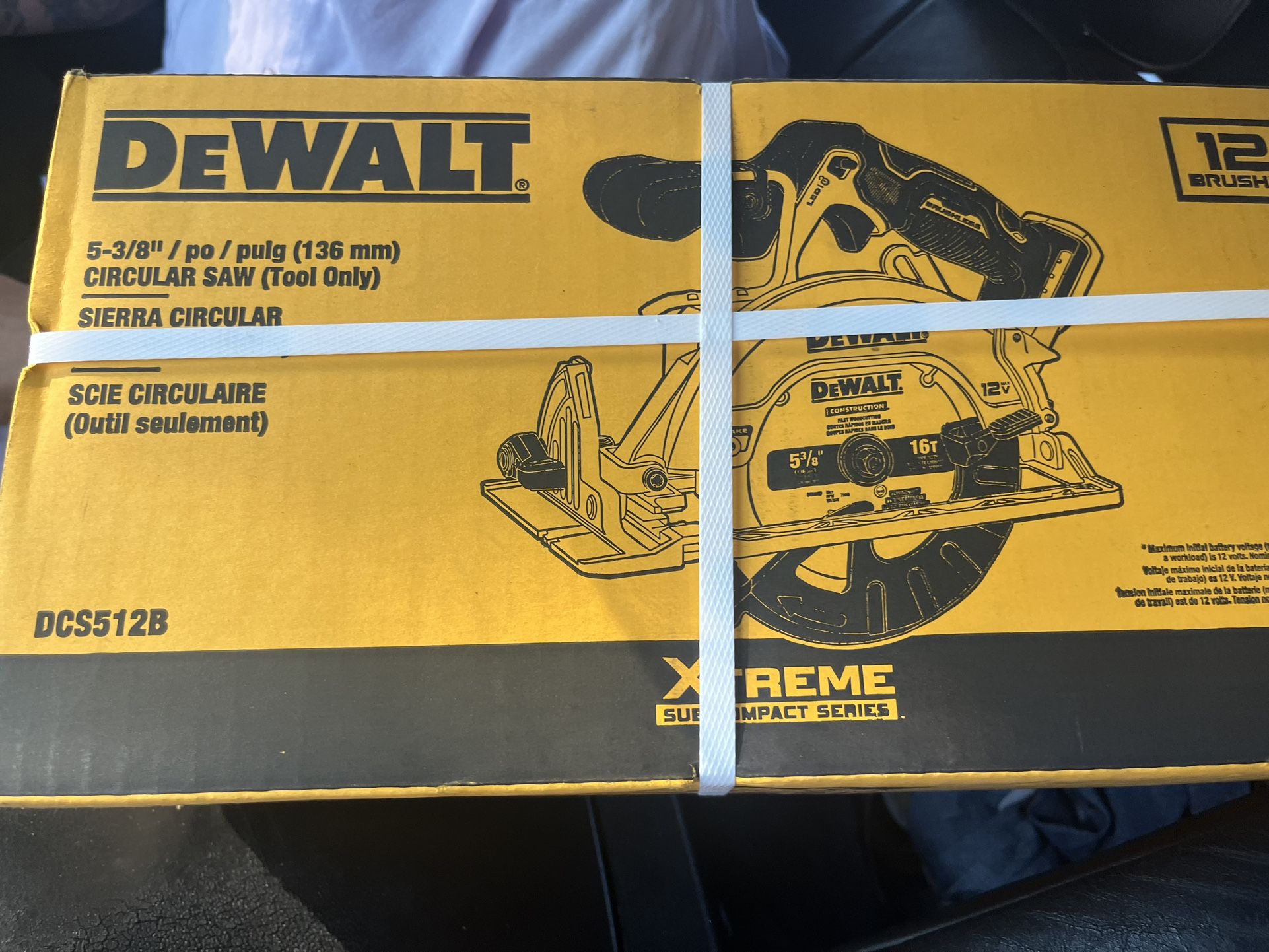 Dewalt Brand Battery Power Saw