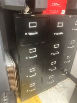 4-drawer file cabinets