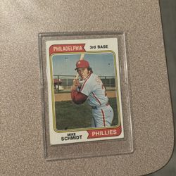 1974 Topps Mike Schmidt Baseball Card