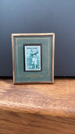 Bobby Jones USA 18c Stamp Framed