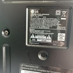 LG Subwoofer 