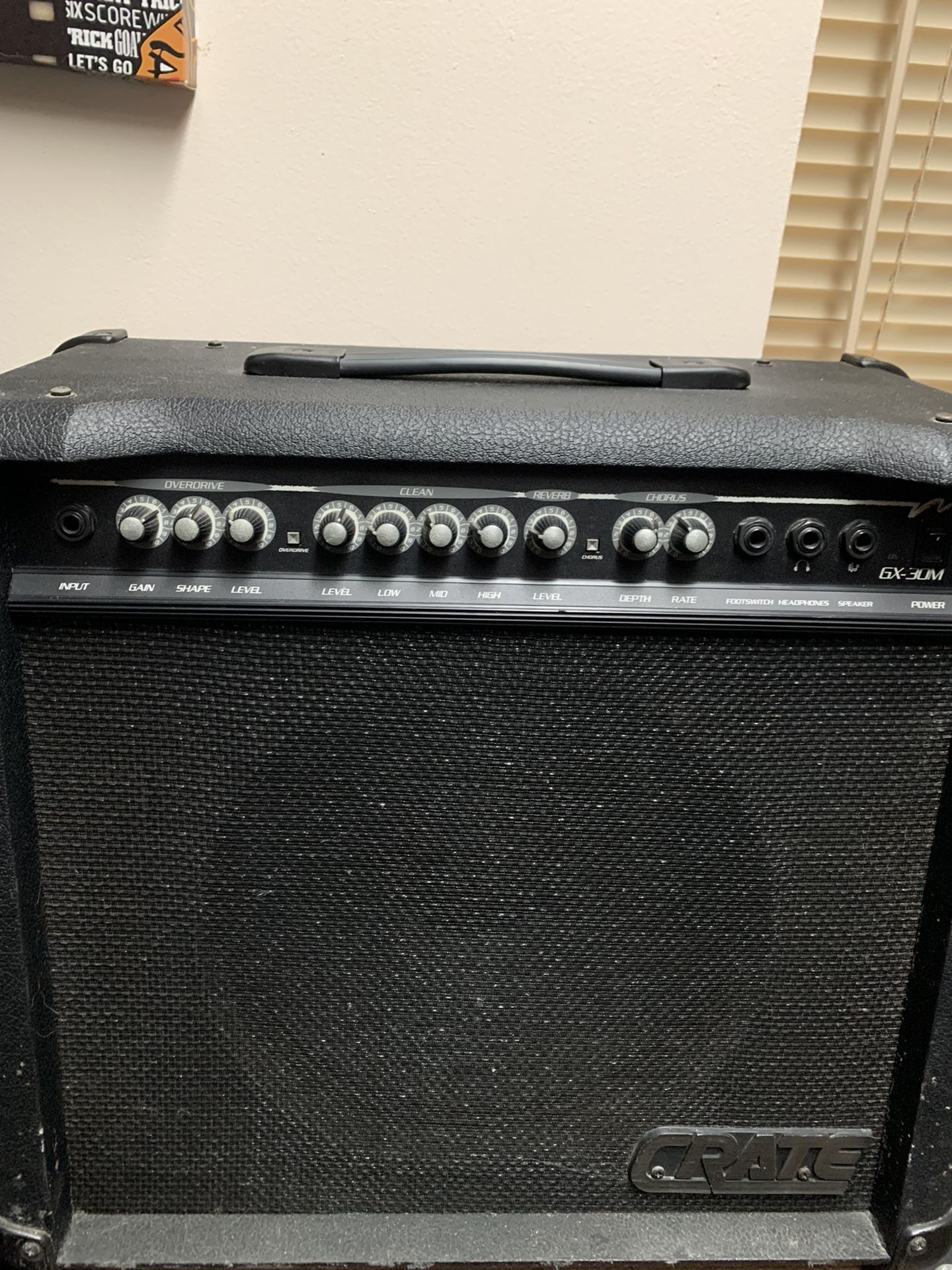 Crate Gx30m Electric Guitar Amplifier 