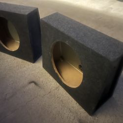 ($70 Firm ) Pair Of 12” Single Cab Sub Boxes (sold As Set Only) 