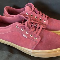 Vans Men’s Burgundy Shoes Size 12