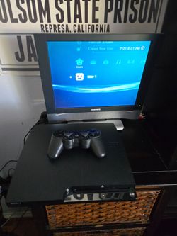 PS3 Slim 500GB with controller