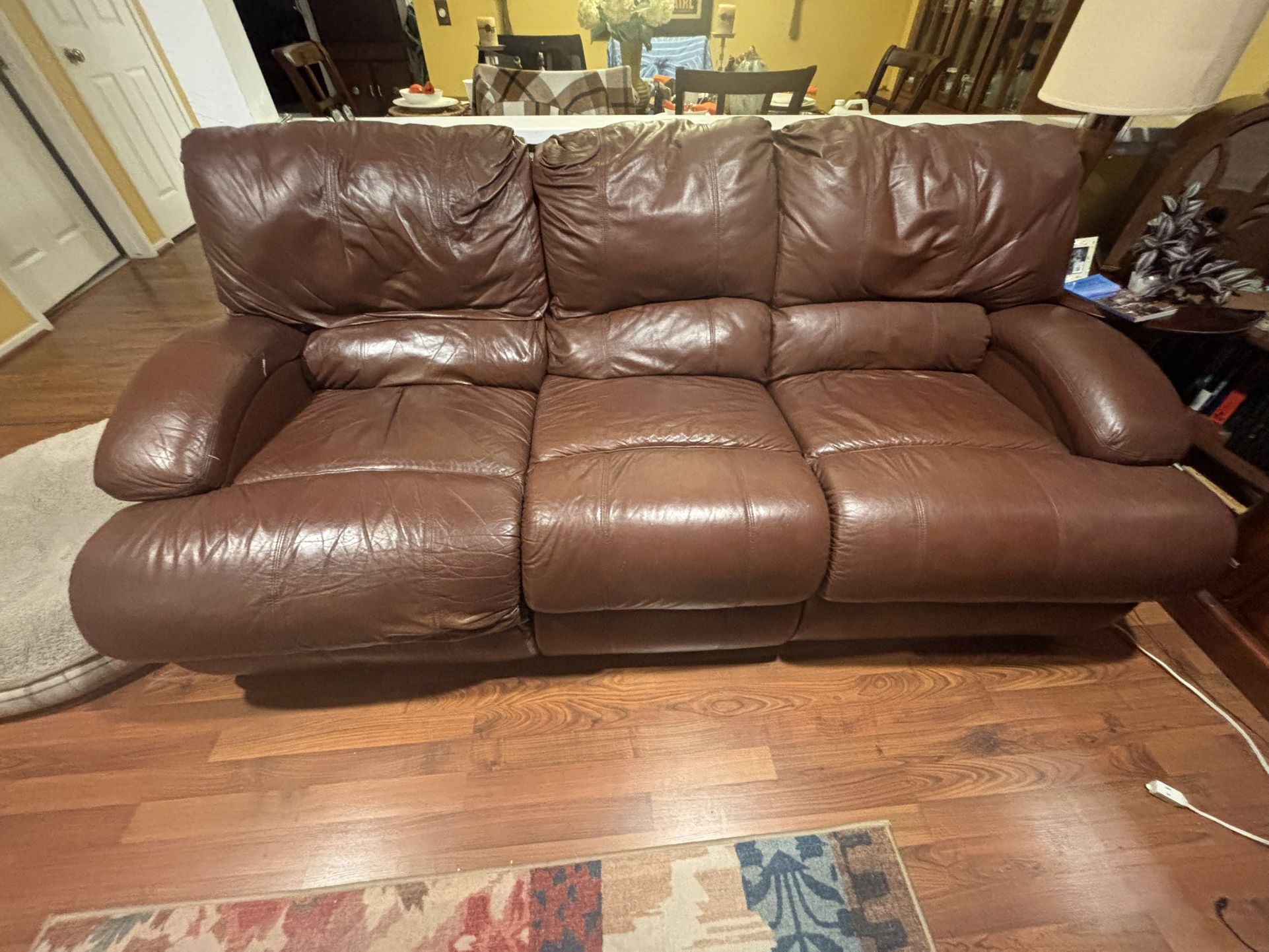 Power Recliner Sofa And Power Recliner Love Seat