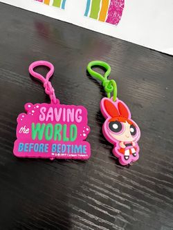 POWERPUFF PINK KEYCHAIN - NEW