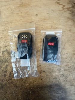 Corolla and Camry keys