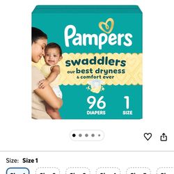 Pampers And Honest Diapers Size 1