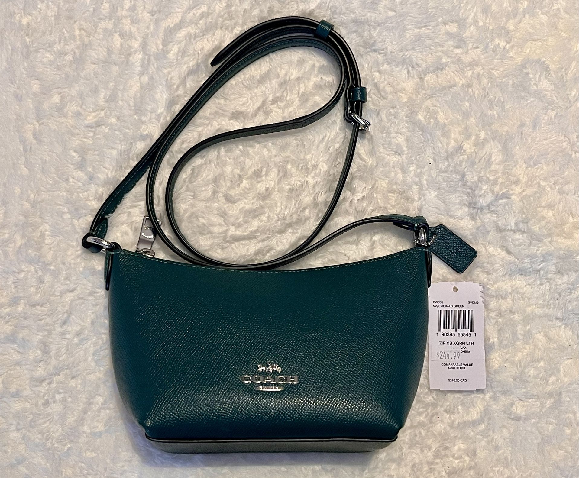 ✨ NEW! Coach Emerald Green Crossbody Bag - CW336 ✨