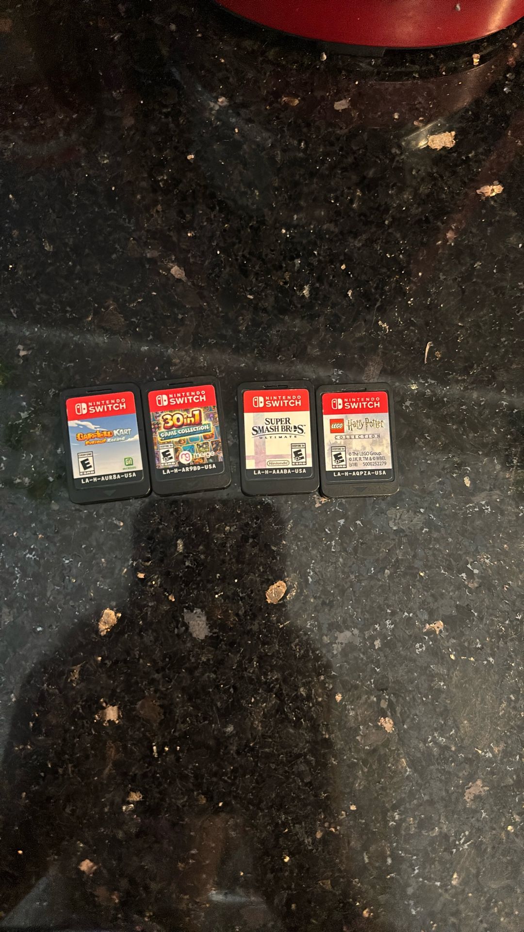 Nintendo switch Games en el Nintendo Holder