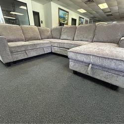want something comfortable? OVERSIZED Grey Comfy LUXURY SLEEPER Sectional