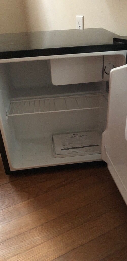 Mini fridge/freezer! All black!