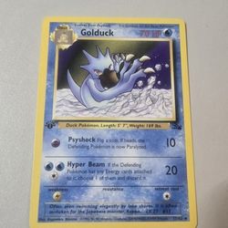 Golduck Pokemon Card 70 HP 1st Edition  Mint 35/62