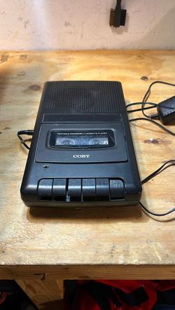 Coby Portable Cassette Player and Tape Cassette Recorder with Built-In Microphon
