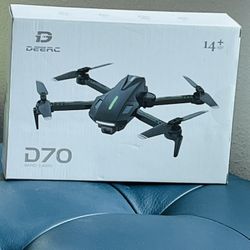 Brand New  DEERC Drone with Camera, D70 Drones with Camera for Adults 1080P HD
