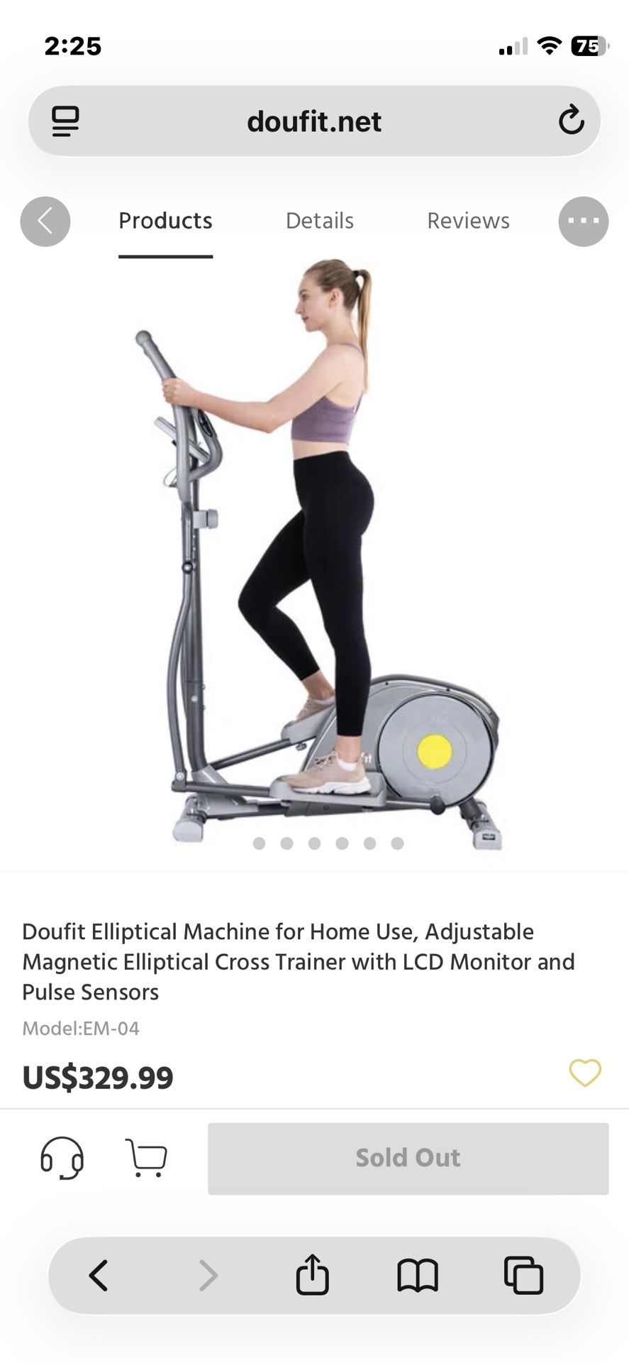 Eliptical Exercise Machine