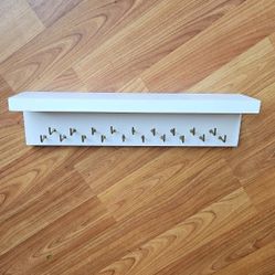 Shelf With Hooks
