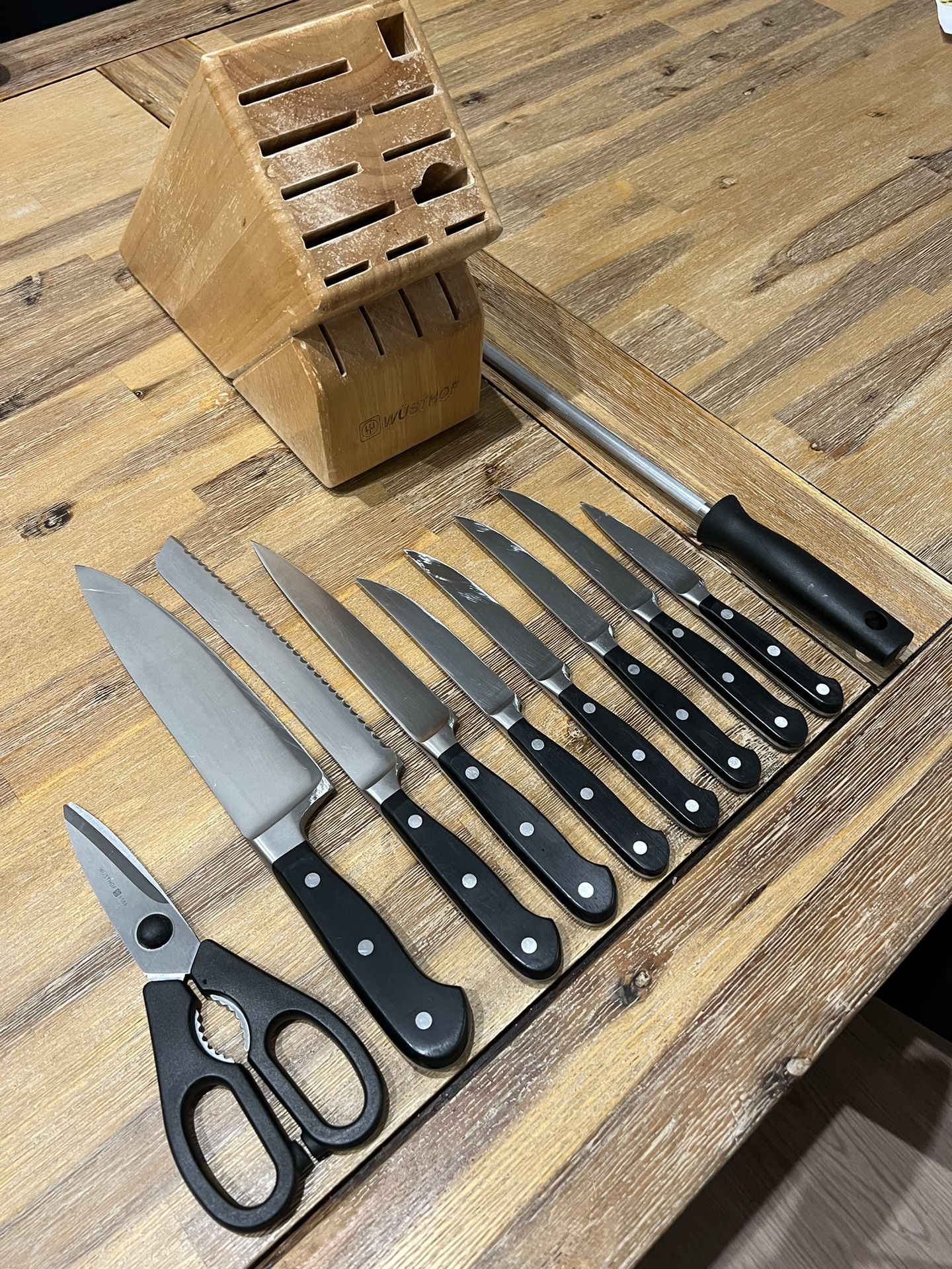 11 Piece Wusthof Knife Set for Sale in Vancouver, WA OfferUp