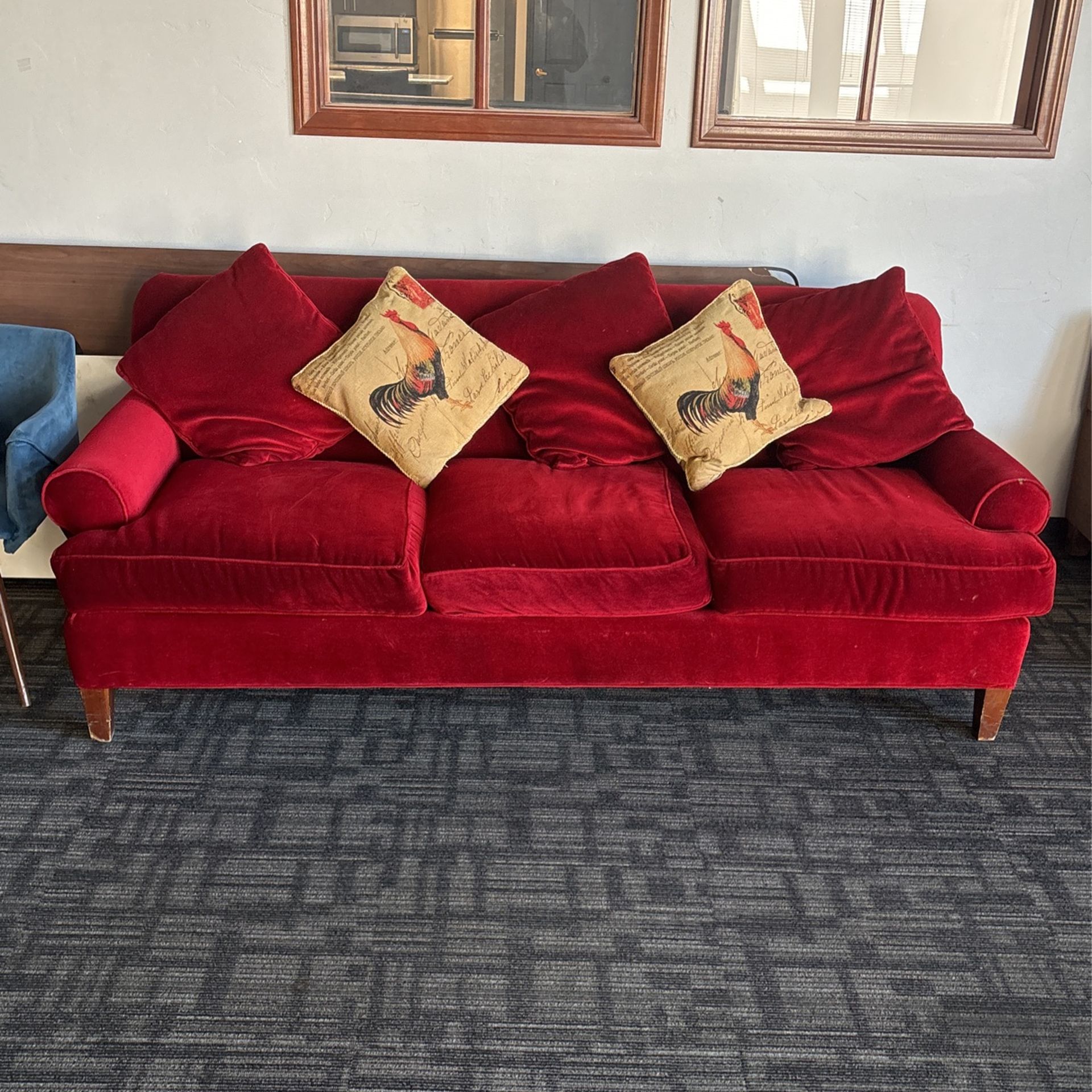 Red couch