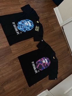 BAPE Tees (Blue-Md Purp-Lrg)