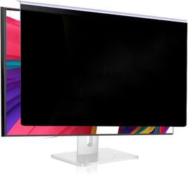 Hanging Computer Privacy Screen Protector Shield Compatible for 23.6/23.8/24 Inch 16:9 Widescreen Desktop Monitor - Anti Glare Filter Blue Light Filte