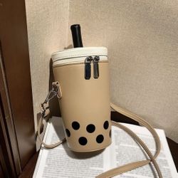 NWOT Boba Tea Bag+ Keychain