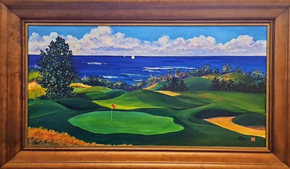 "The Eighteenth Hole" - Original One Of A Kind