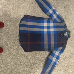 Burberry Long Sleeve Button Up