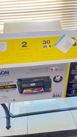 🖨️ Epson EcoTank ET-3700 – Like New | Full Ink Included!
