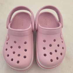 Pink Crocs