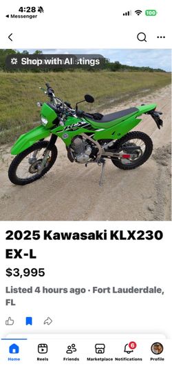 2025 Kawasaki KLX230 Green