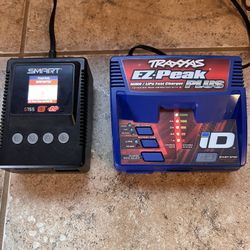 Spektrum S155 and Traxxas EZ-Peak Plus Chargers
